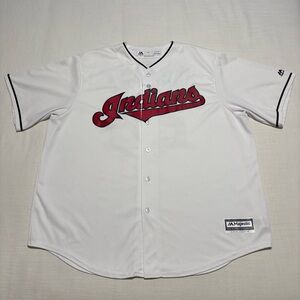 Majestic Cleveland Indians Mike Napoli Home Baseball Jersey | White | Size 2XL